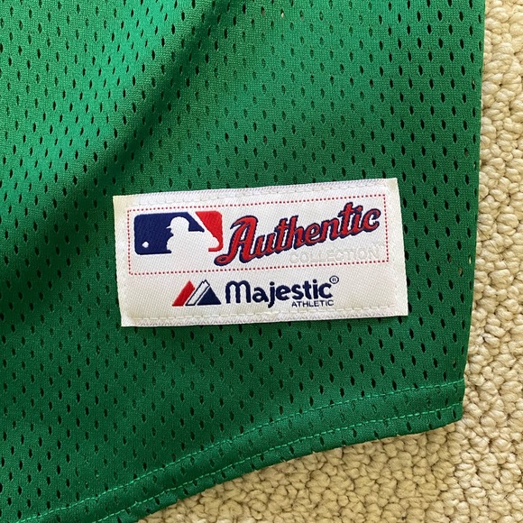 SOLD- Majestic Vintage Boston Red Sox St. Patrick’s Day Jersey Men’s XL - Picture 5 of 10